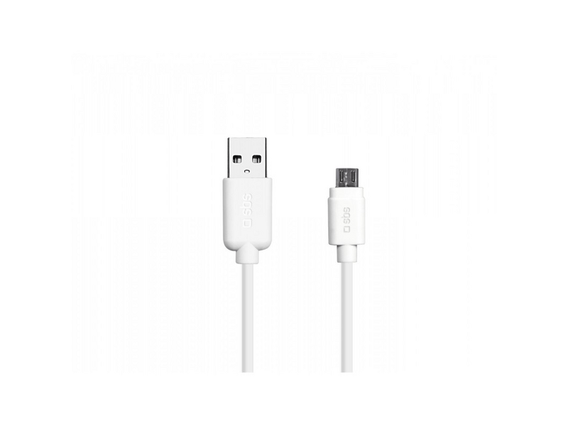 SBS TE CABLE MICRO Micro USB - USB 2.0 podatkovni kabel, bijeli