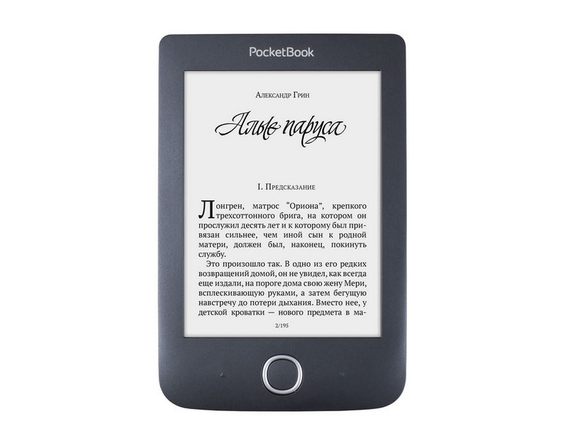 PocketBock Basic3 ebook olvasó fekete (614W 2E)