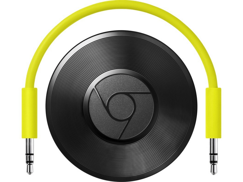 Google Chromecast Audio Hi-fi kiegészítő, Fekete/Sárga