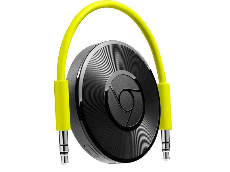Google Chromecast Audio Hi-fi kiegészítő, Fekete/Sárga