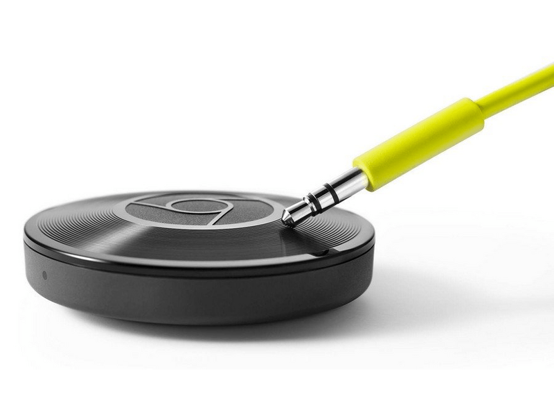 Google Chromecast Audio Hi-fi kiegészítő, Fekete/Sárga