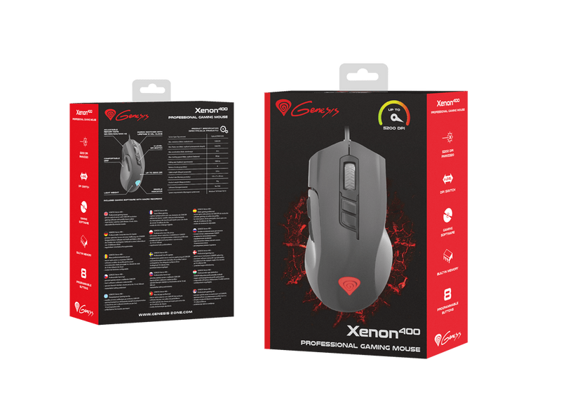 Genesis Xenon 400 gamer egér