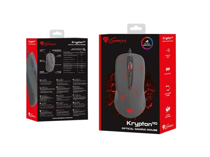 NATEC Genesis Krypton 110 gamer egér (NMG-1056)