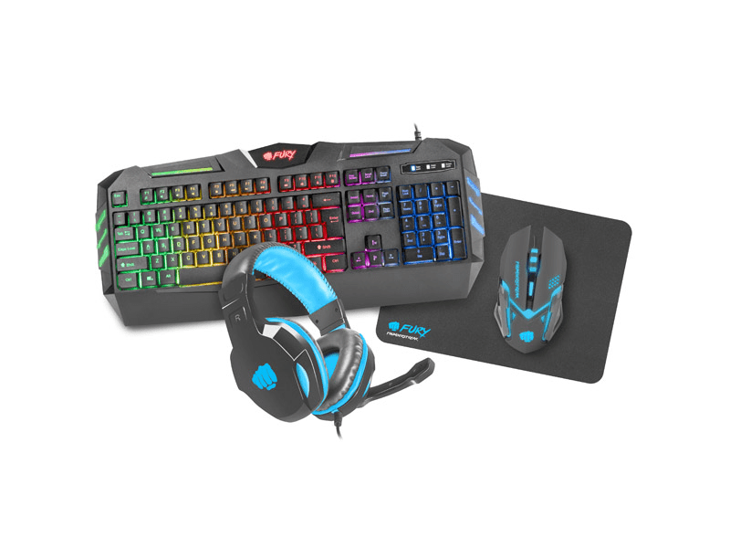 FURY Thunderstreak 4in1 (magyar billentyűzet+egér+egérpad+fejhallgató)
