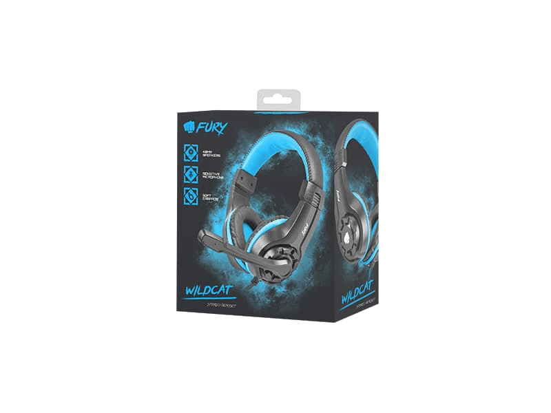 FURY Wildcat gamer fejhallgató