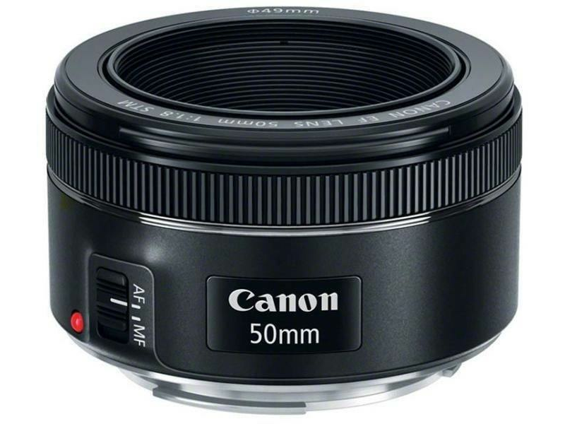 CANON EF 50 mm f/1.8 STM Objektív, Fekete