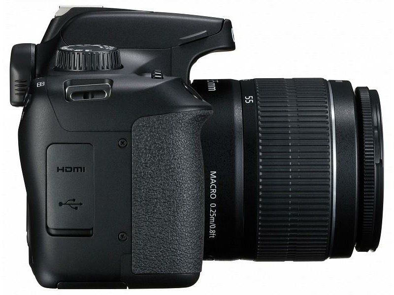 CANON EOS 4000D + 18-55 III EF-S Digitális fényképezőgép, Fekete