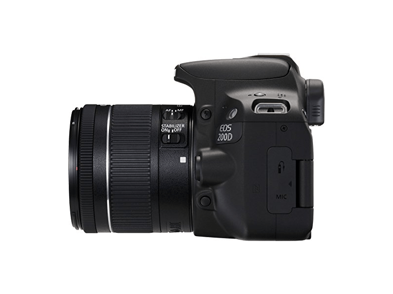 CANON EOS 200D CP + 18-55 S CP Digitális fényképezőgép, Fekete