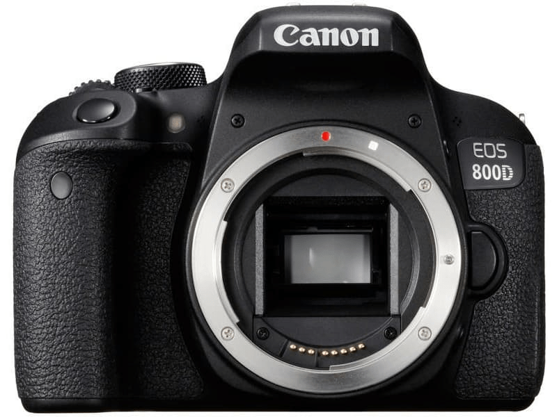 CANON EOS 800D 24.2MPX Digitális fényképezőgép, Fekete (AC1895C002AA)