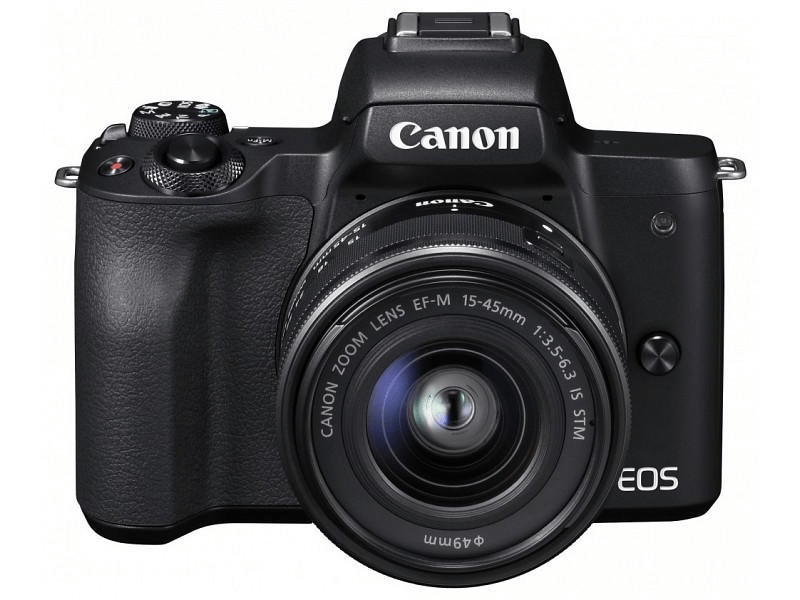CANON EOS M50 + EF-M 15-45 mm IS STM Digitális fényképezőgép, Fekete