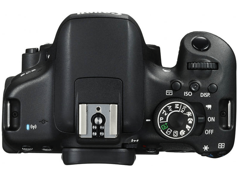 CANON EOS 750D + EF-S 18-55 mm DC III Digitális fényképezőgép, Fekete