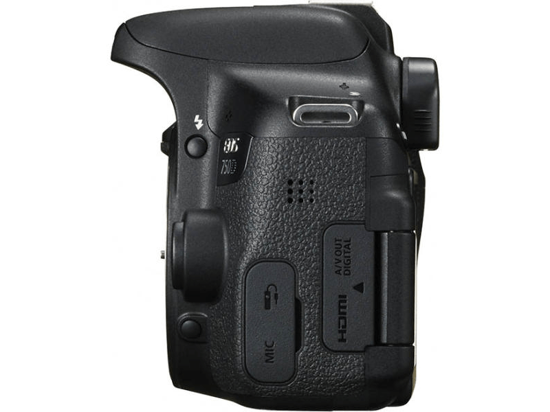 CANON EOS 750D + EF-S 18-55 mm DC III Digitális fényképezőgép, Fekete