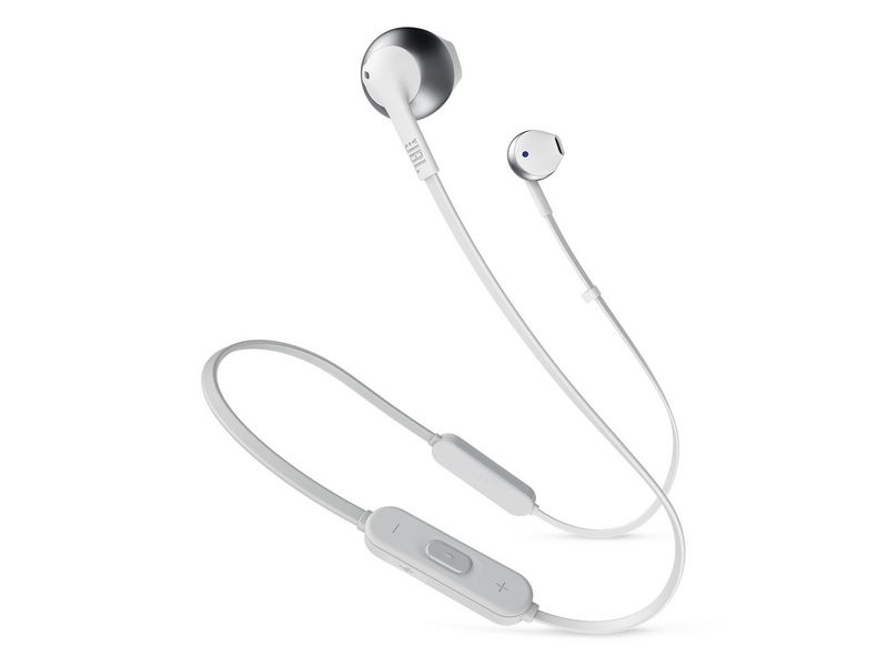 JBL T205 BT Bluetooth fülhallgató, Ezüst