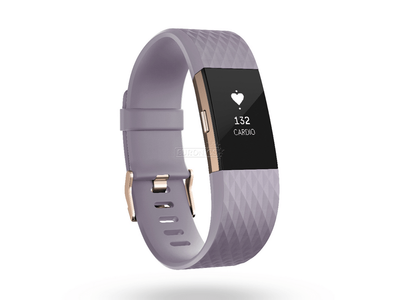 Fitbit Charge 2 aktivitásmérő okoskarkötő, Levendula