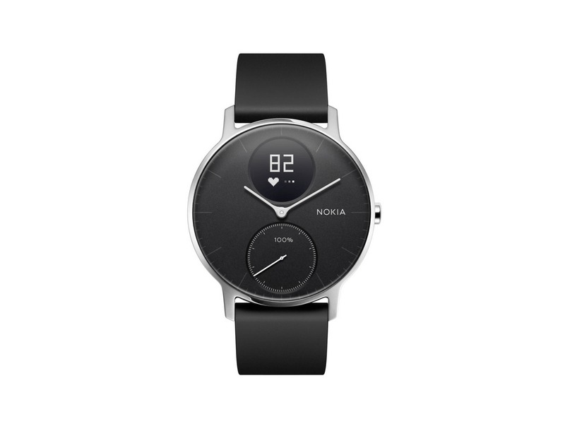 Withings (HWA03-36BL) Steel HR 36mm okosóra, Fekete
