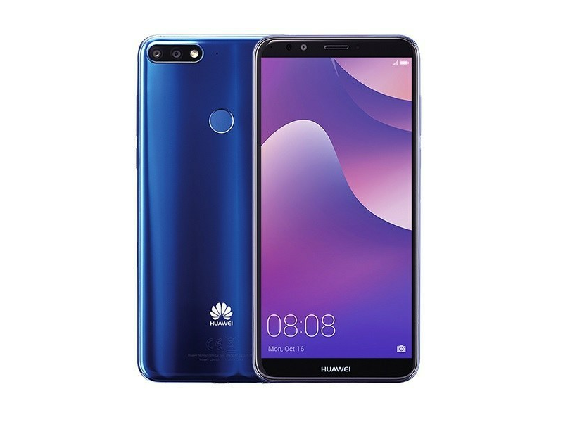 HUAWEI Y7 Prime 2018 Dual SIM 32 GB Kártyafüggetlen Mobiltelefon, Kék