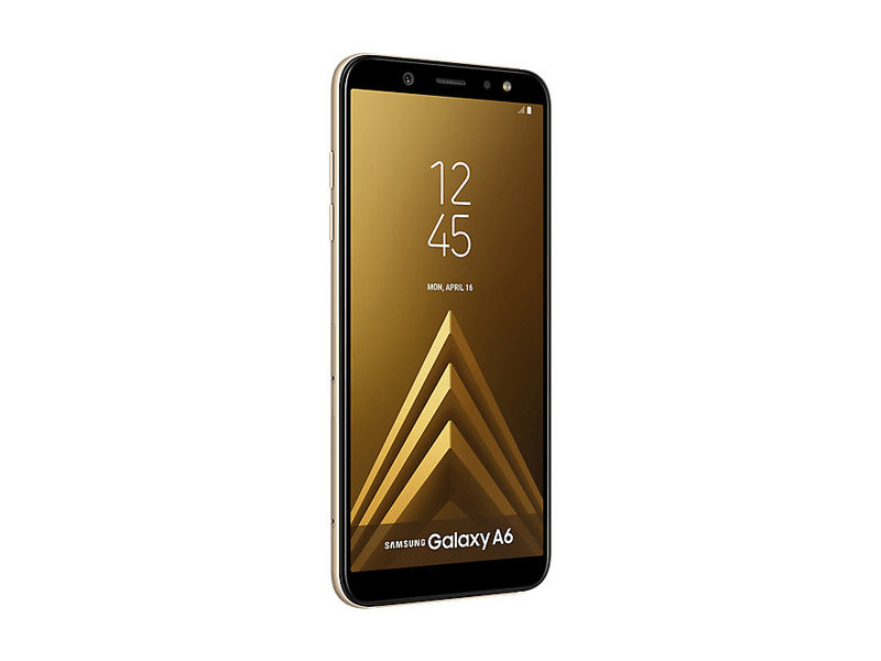Samsung Galaxy A6 32 GB Dual SIM Kártyafüggetlen Mobiltelefon, Arany