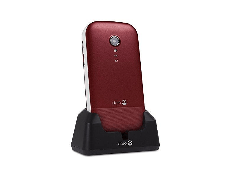 DORO 2404 Dual SIM Kártyafüggetlen mobiltelefon, Piros