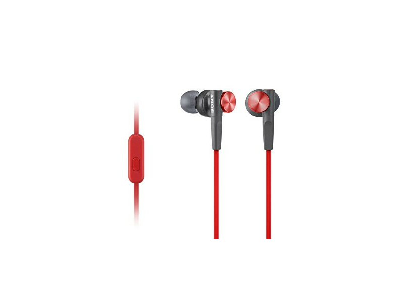 Sony (MDRXB50APR) Extra Bass fülhallgató, Piros