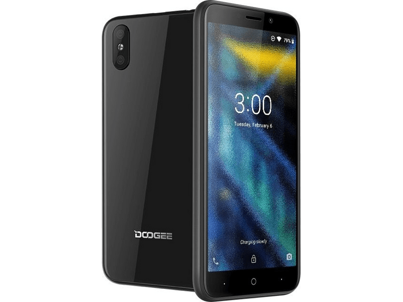 DOOGEE X50 Dual SIM 8 GB Kártyafüggetlen okostelefon, Fekete