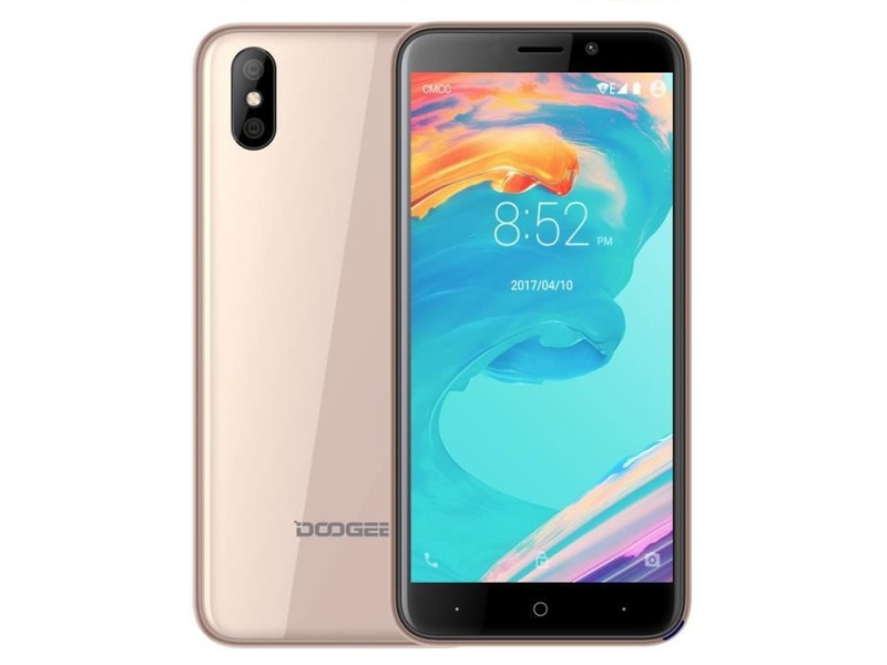 DOOGEE X50 Dual SIM 8 GB Kártyafüggetlen okostelefon, Arany