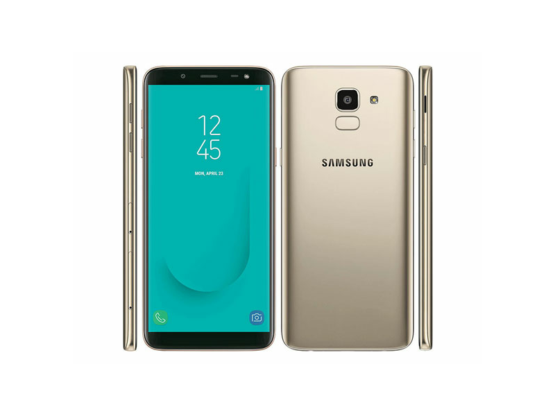 Samsung Galaxy (SAM J600) J6 Dual SIM 32 GB Okostelefon, Arany