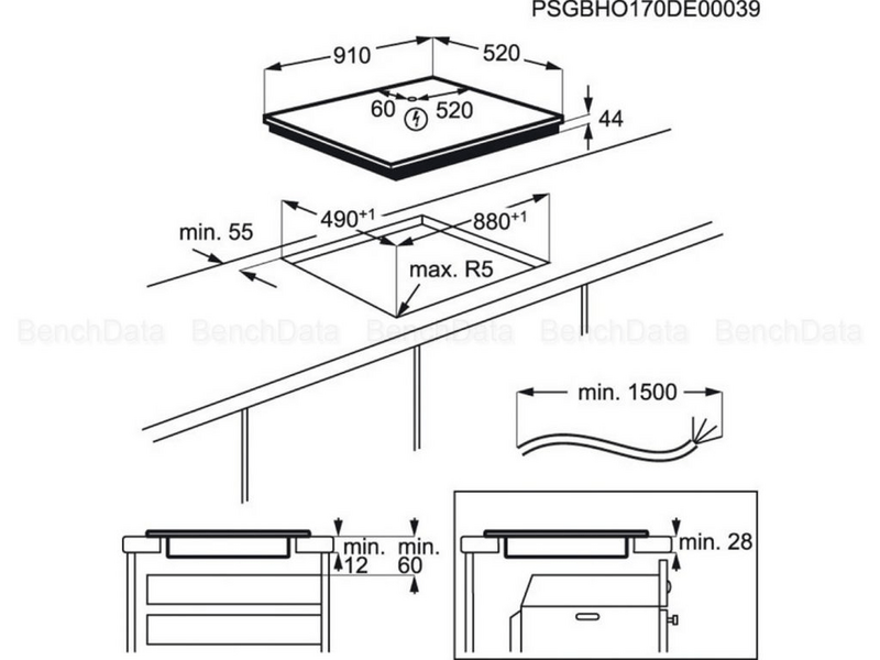 AEG IKE96654FB Beépíthető indukciós főzőlap