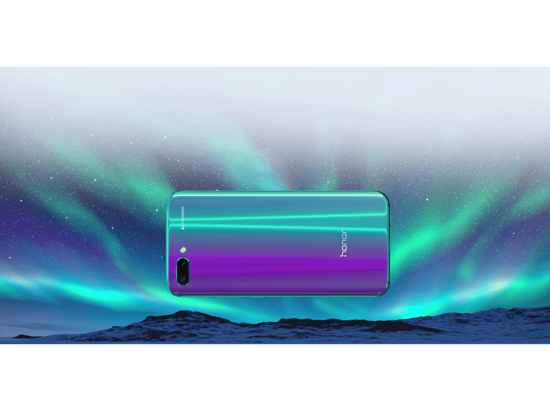 Honor 10 Dual SIM 128 GB Kártyafüggetlen Mobiltelefon, Kék