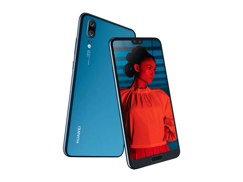 Huawei P20 Dual SIM 64 GB Kártyafüggetlen Mobiltelefon, Holdfény kék