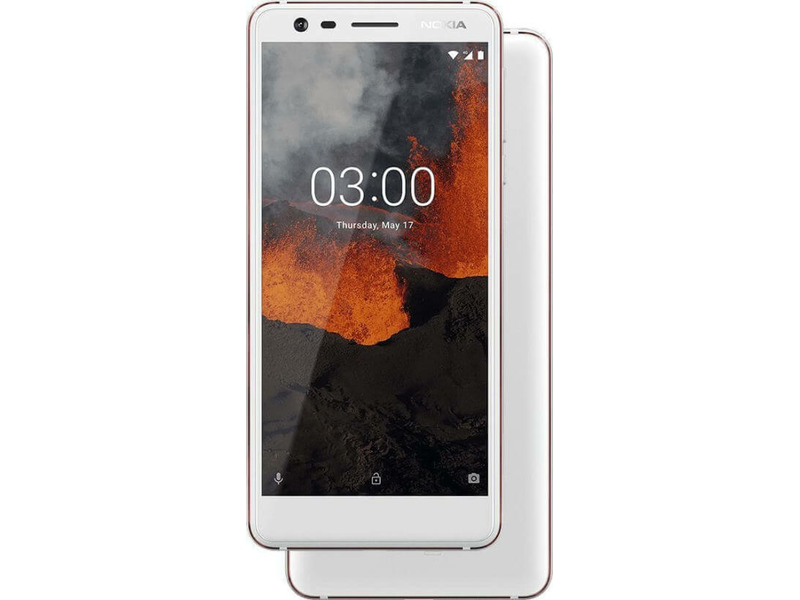 Nokia 3.1 Dual SIM 16 GB Kártyafüggetlen Mobiltelefon, Fehér