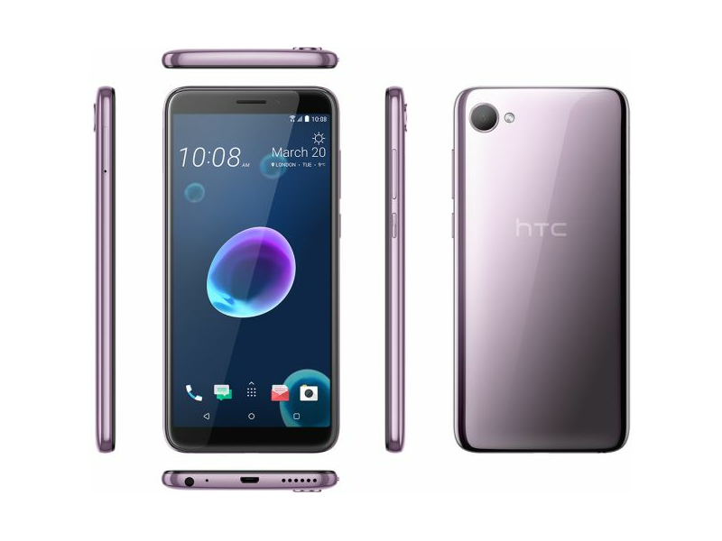 HTC Desire 12 Dual SIM 32 GB Kártyafüggetlen Mobiltelefon, Meleg ezüst