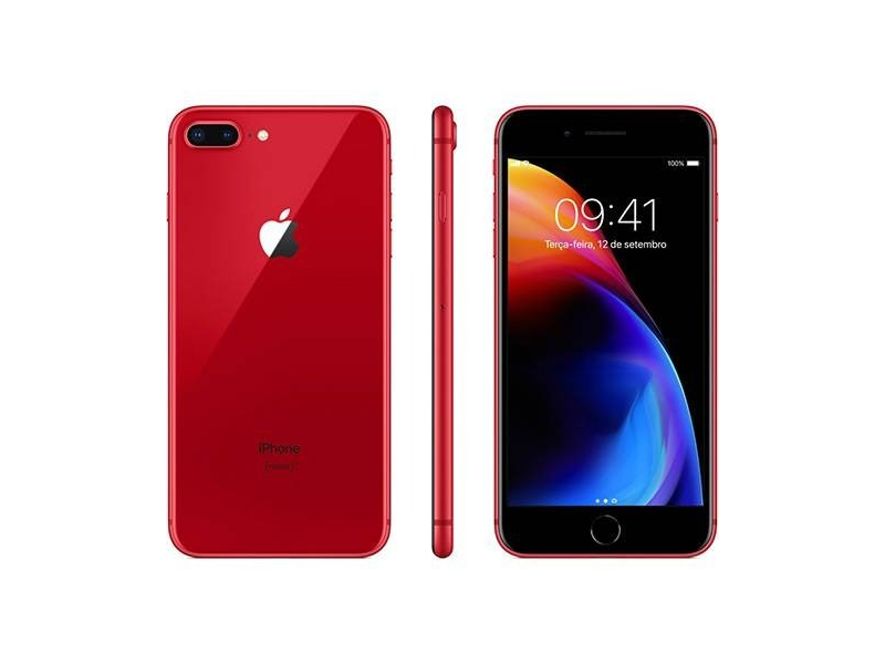 Apple iPhone 8 Plus 256 GB Kártyafüggetlen Mobiltelefon, Piros