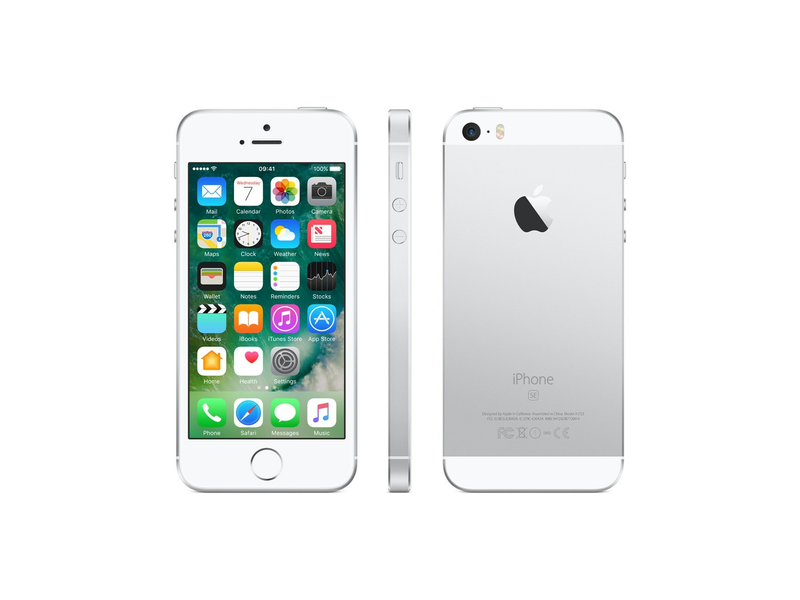 Apple iPhone SE 128 GB Kártyafüggetlen Mobiltelefon, Ezüst