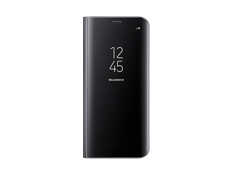 Samsung Galaxy S8 EF-ZG950CBEGWW Átlátszó fliptok, Fekete
