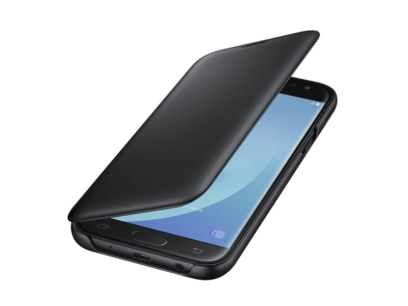 Samsung EF-WJ530CBEGWW Galaxy J5 2017 Flip tok, Fekete
