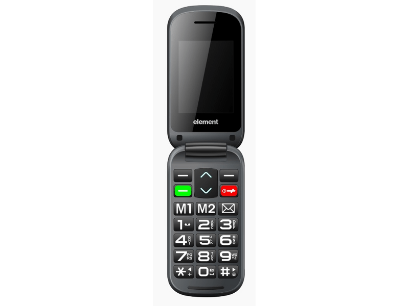 Sencor ELEMENT P006S Kártyafüggetlen Mobiltelefon, Fekete