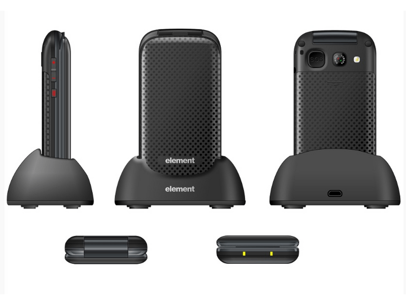 Sencor ELEMENT P006S Kártyafüggetlen Mobiltelefon, Fekete