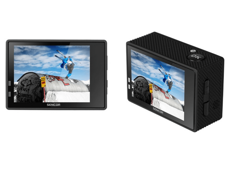 Sencor 3CAM 2001 Vízálló Akciókamera, Fekete