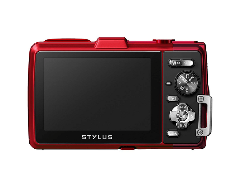 Olympus Tough TG830 16 MP Kompakt digitális fényképezőgép, Piros