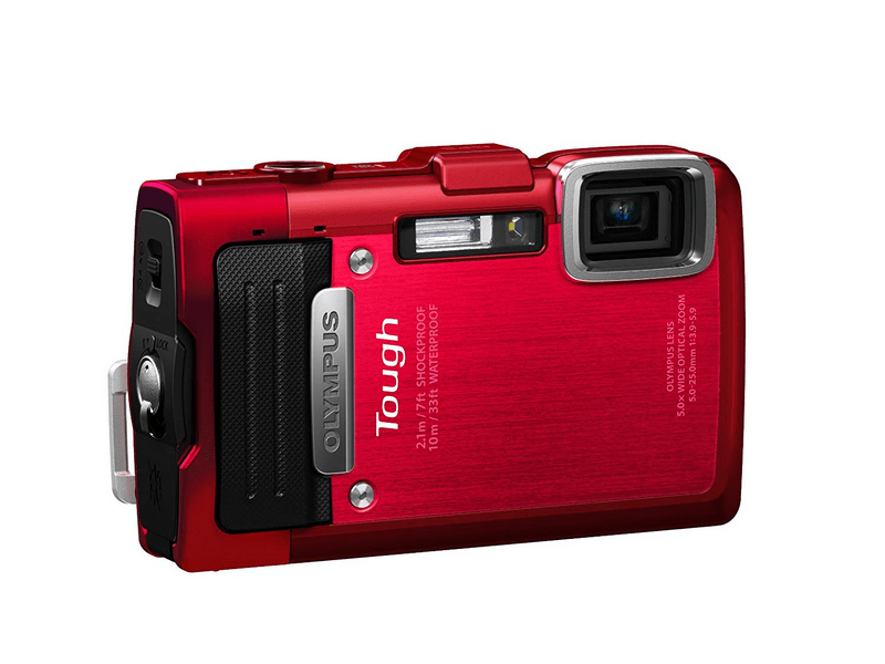 Olympus Tough TG830 16 MP Kompakt digitális fényképezőgép, Piros