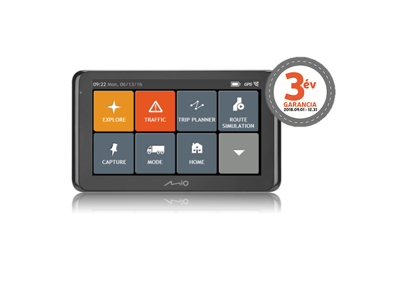 Mio SPIRIT 8670 LM FullEU GPS Navigáció + Európa térkép