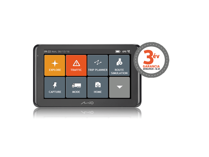 Mio Spirit 8670 LM FEU Truck GPS Navigáció