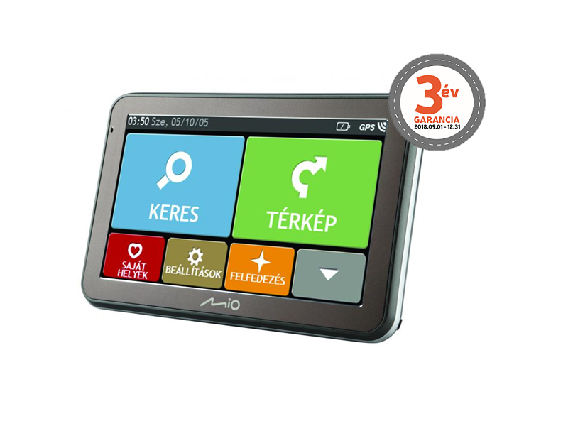 MIO SPIRIT 7550 LM Teljes Európa térképpel, 5