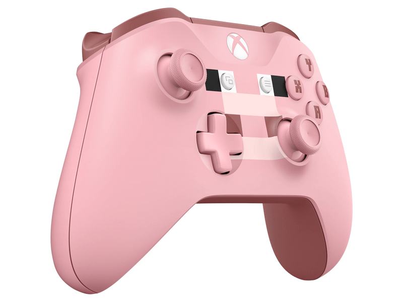 Microsoft Xbox One S Wireless Minecraft Pig Kontroller (WL3-00053)