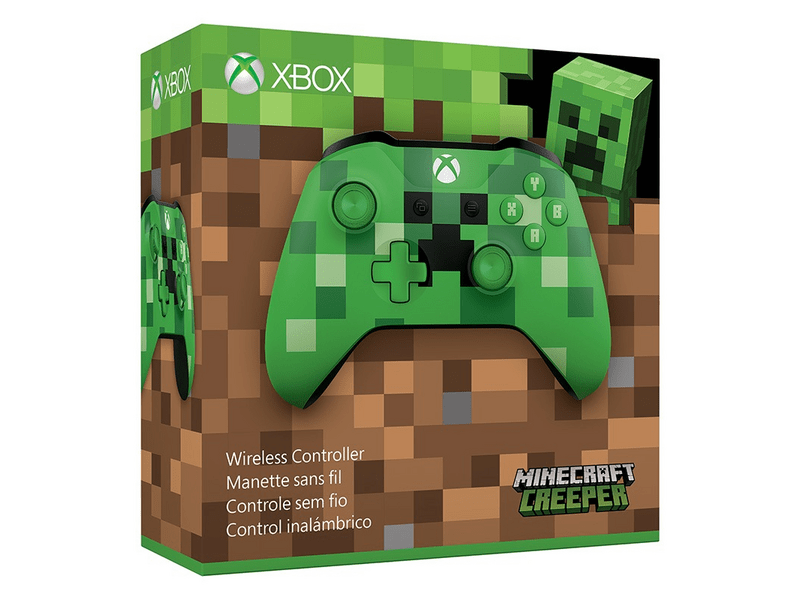 Microsoft Xbox One S Minecraft Creeper Kontroller (WL3-00057)