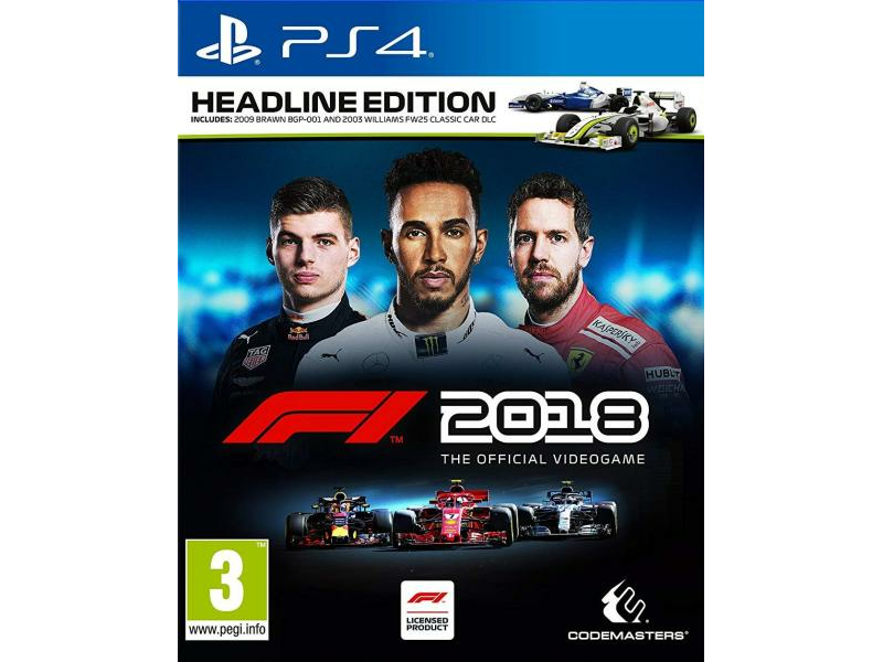 Codemasters Formula 1 2018 Headline Edition (PS4)