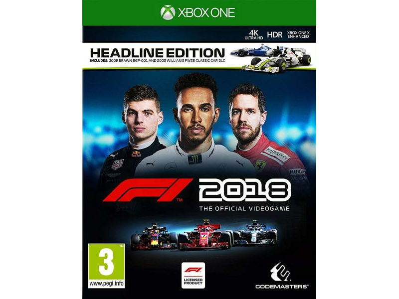 Codemasters Formula 1 2018 Headline Edition (Xbox One)
