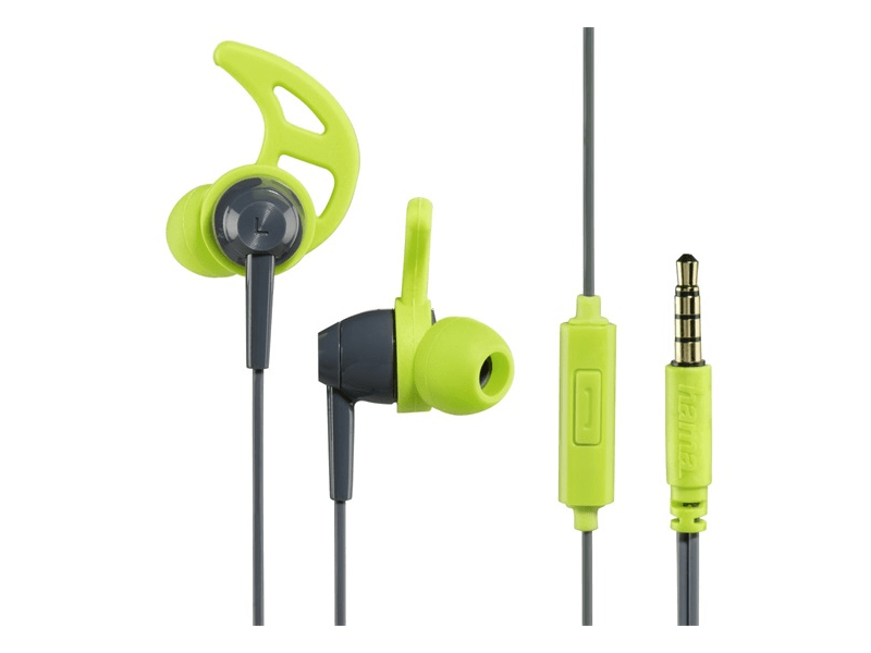 Hama 177020 Sztereó fülhallgató, Zöld-Szürke