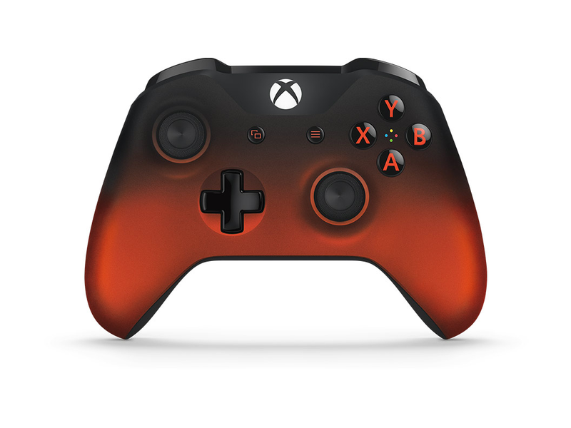 Microsoft Xbox One Vezeték nélküli Volcano Shadow kontroller (MIC WL3-00069), Fekete-Vörös