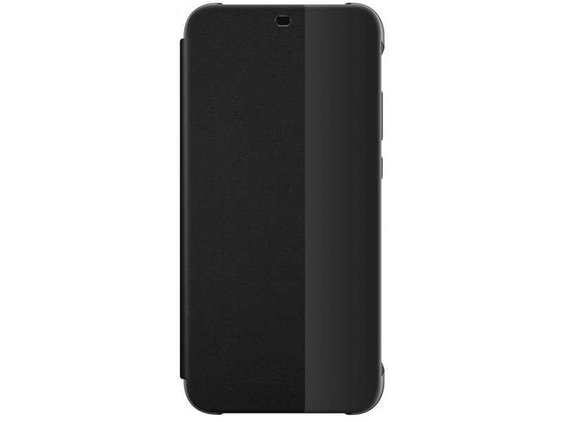 Huawei P20 Lite Flip Cover védőtok, Fekete